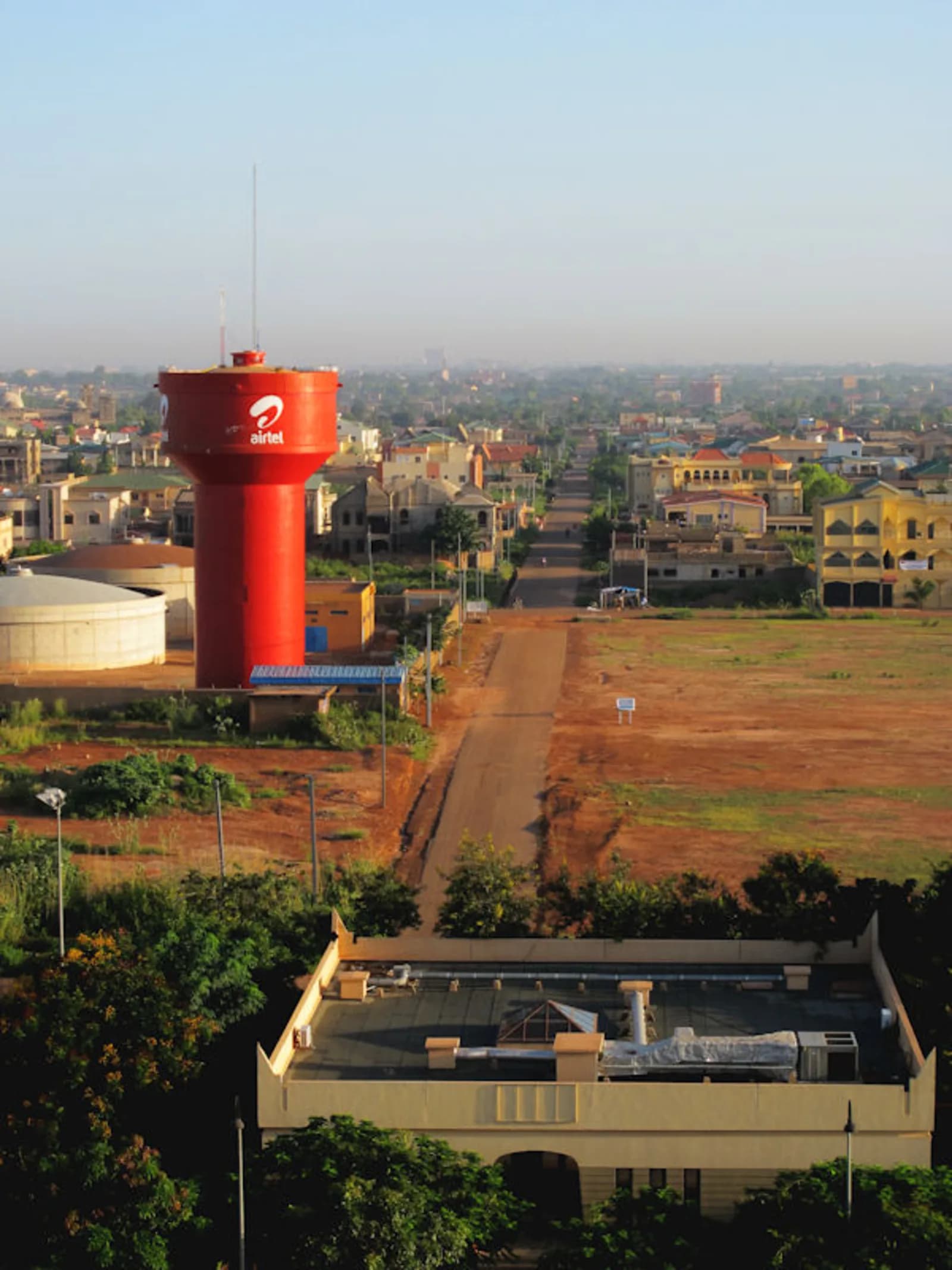 Burkina-Fasonun paytaxtı Uaqaduqunun mənzərəsi