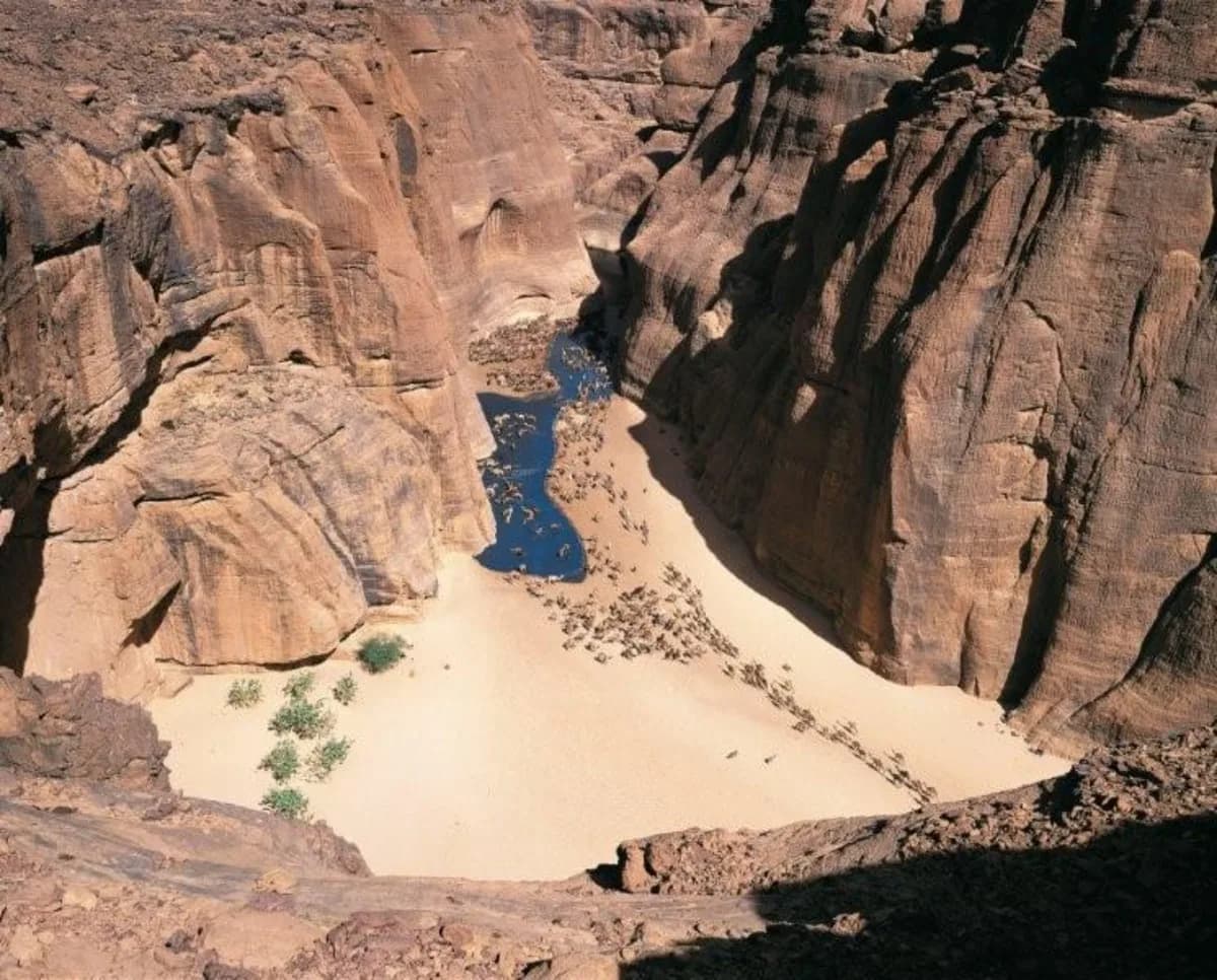 Ennedi yaylasının səhra qaya formasiyaları