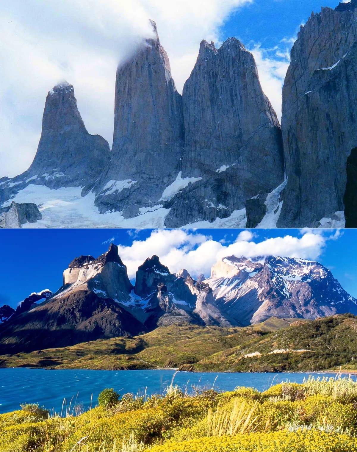 Pataqoniyada Torres del Paine milli parkı