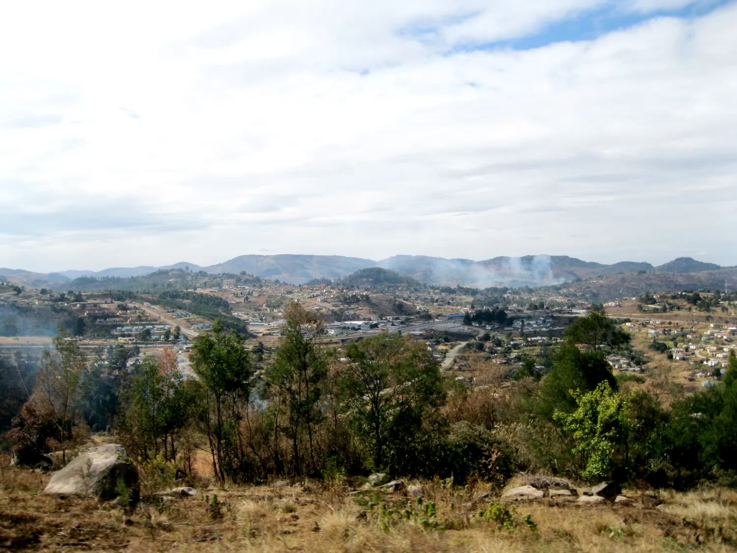 Paytaxt Mbabane şəhər mənzərəsi