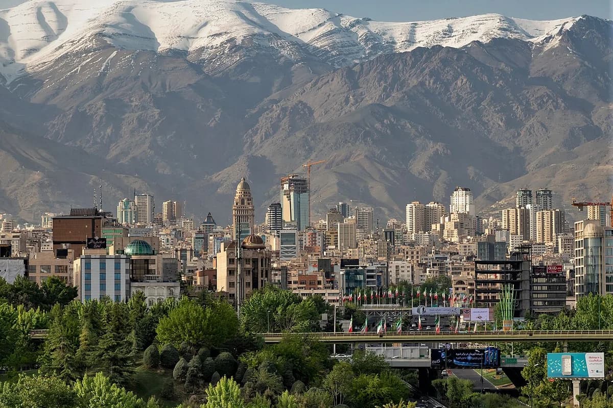 Tehran şəhər mənzərəsi