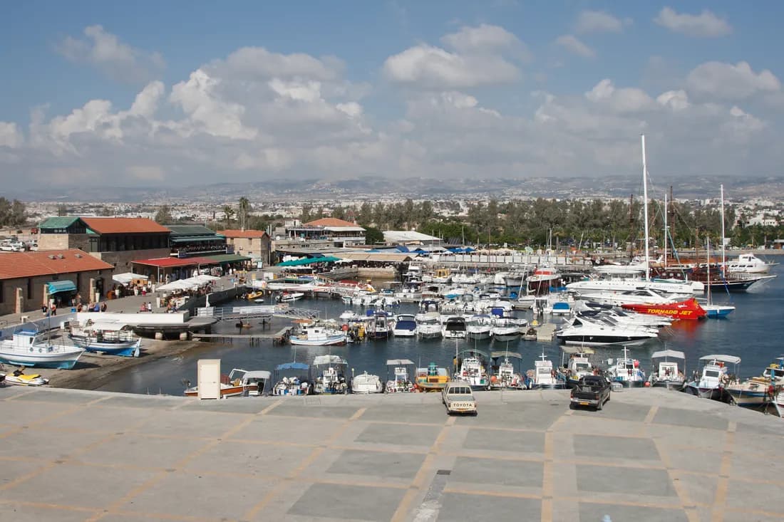 Kiprdə Pafos liman zonası