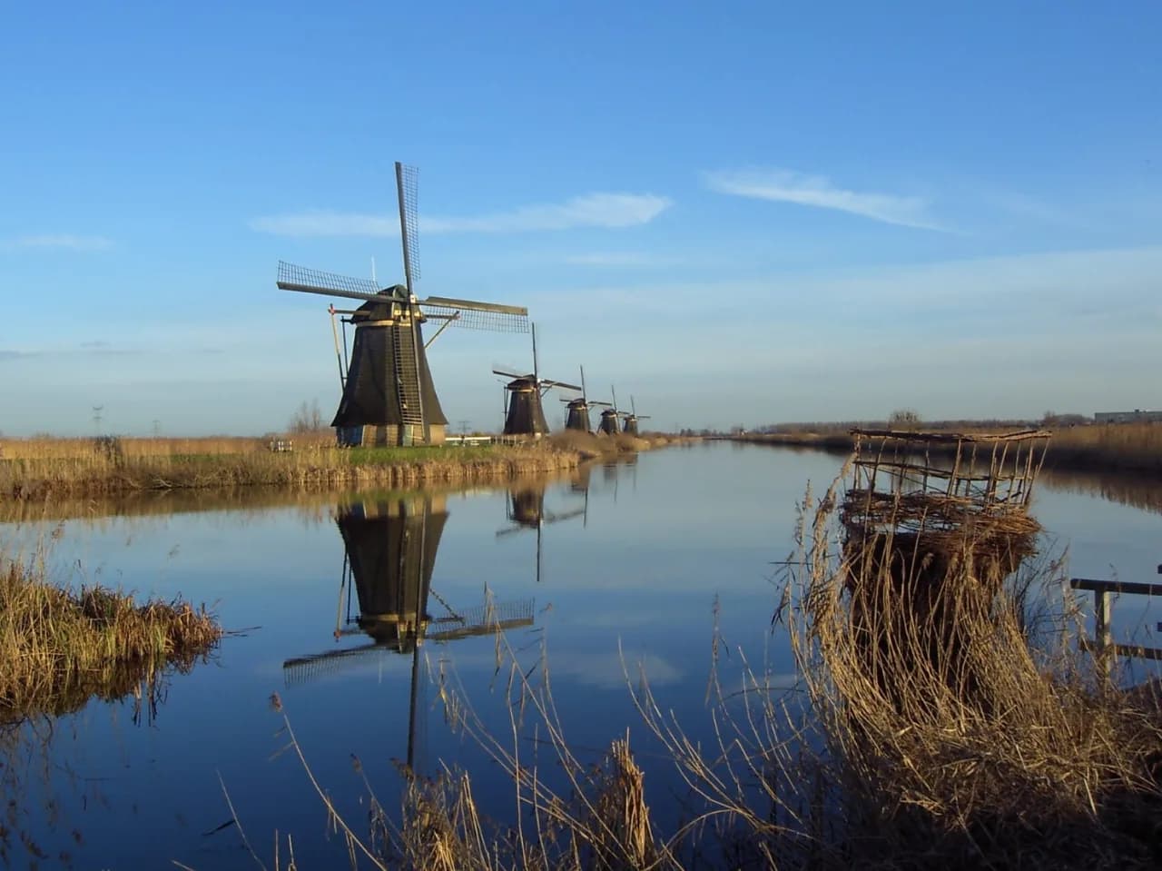 Kinderdijk yel dəyirmanları