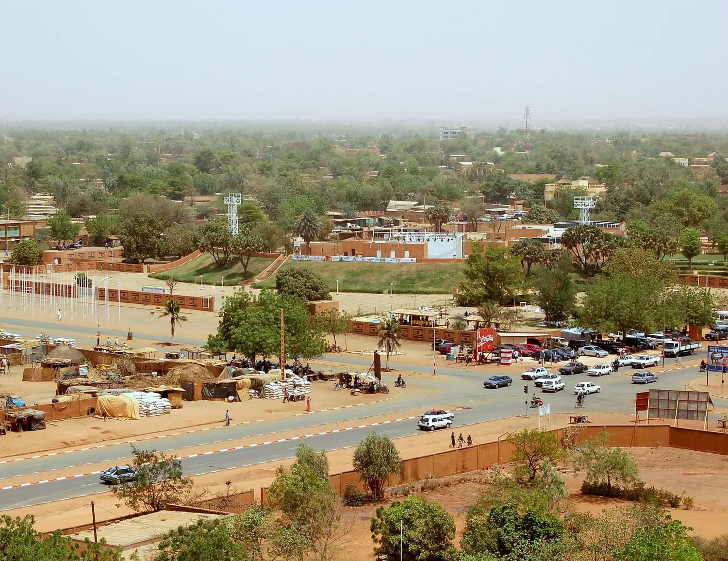 Nigerin paytaxtı Niameyin mənzərəsi