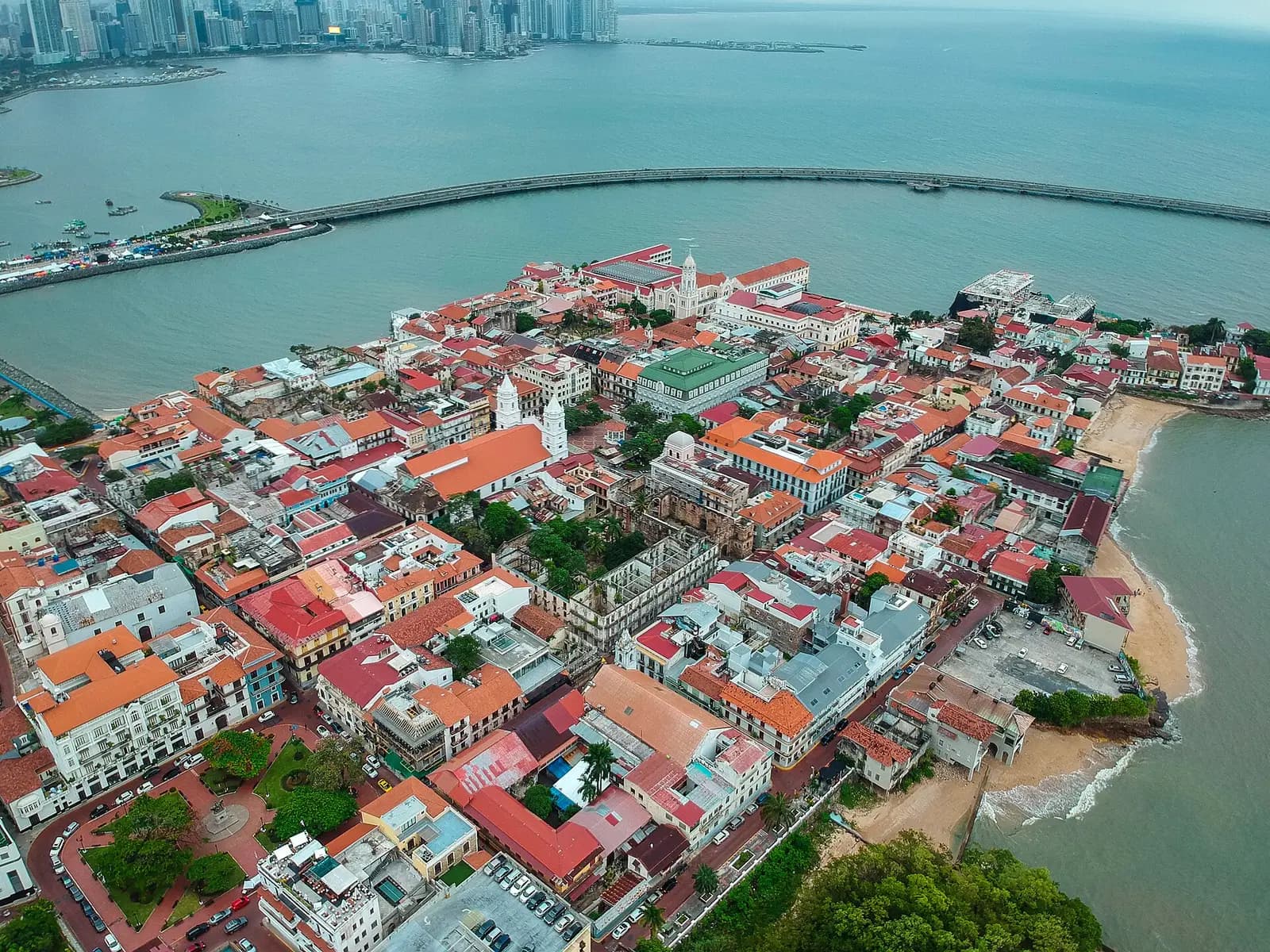 Panama-Siti şəhərinin mənzərəsi