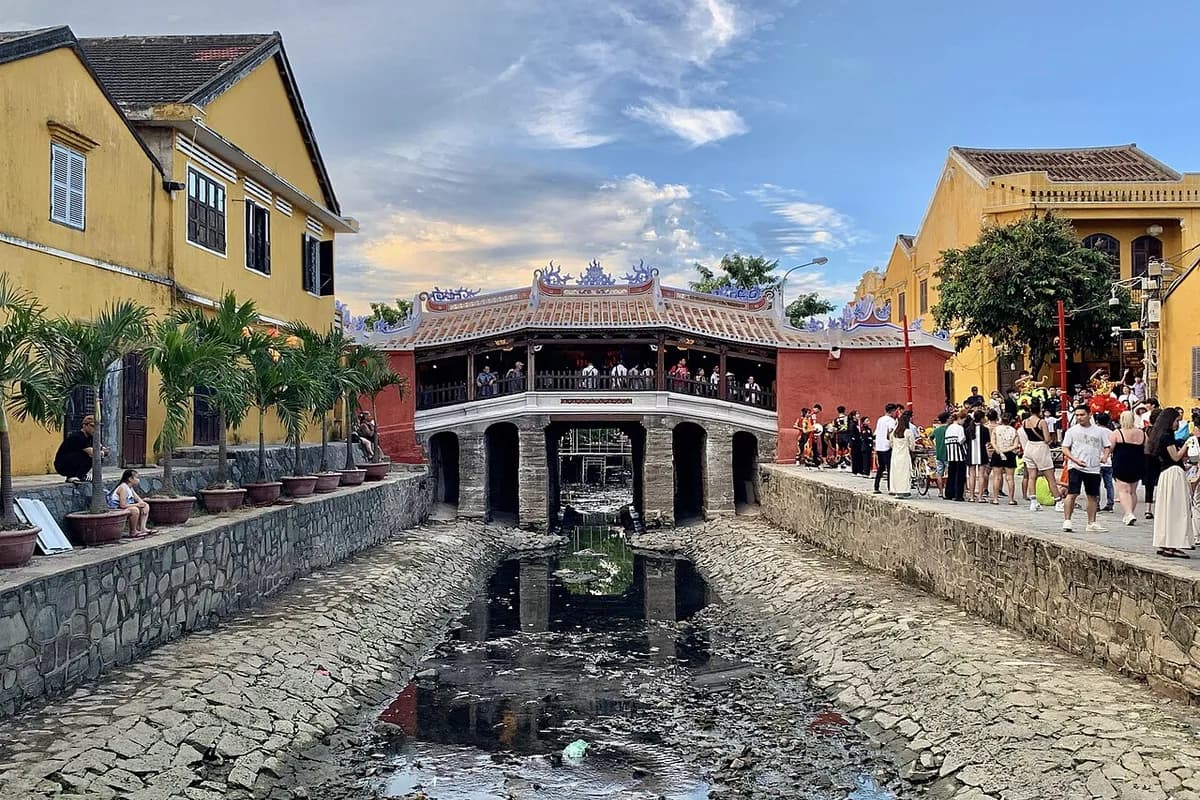 Hoi An şəhərində Yapon körpüsü