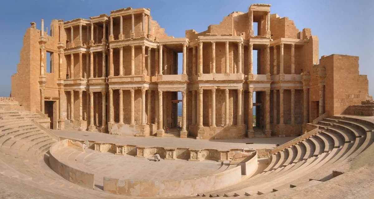 Liviyada Sabrata antik teatrı