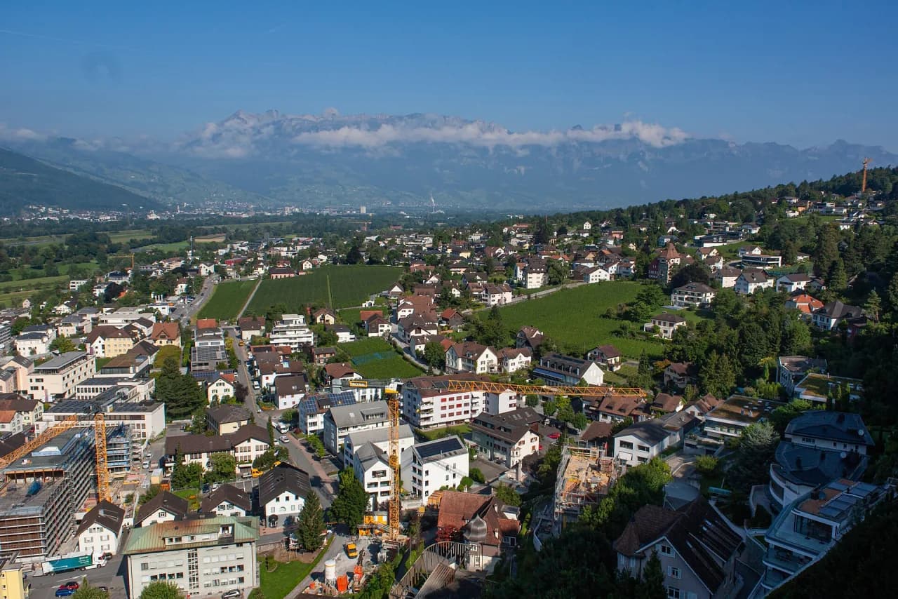 Vaduz şəhər mərkəzi
