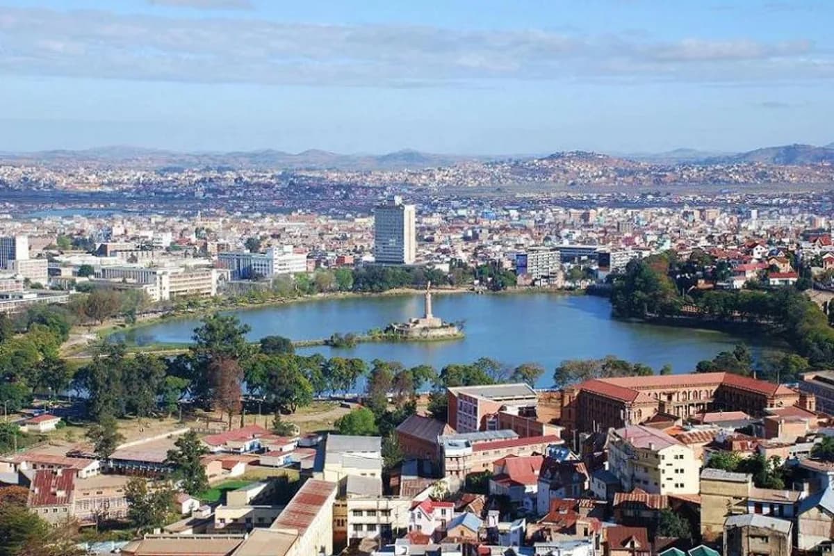 Antananarivu şəhər mənzərəsi