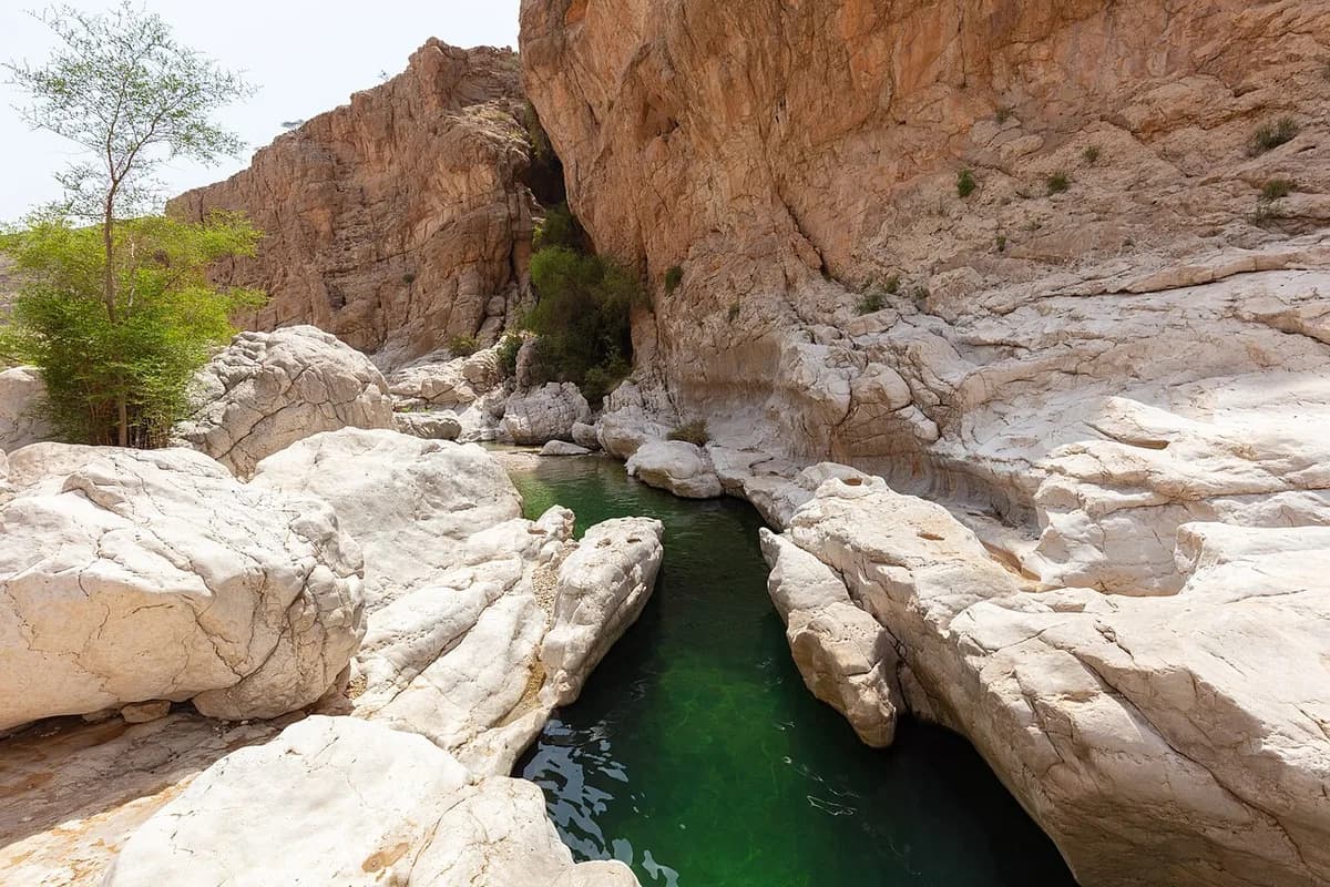 Omanda Vadi Bani Xalid vadisi