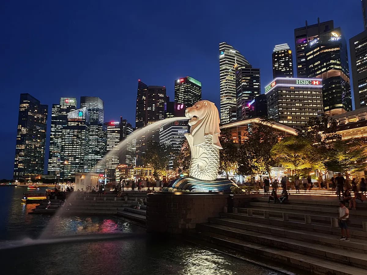 Sinqapur şəhərinin silueti