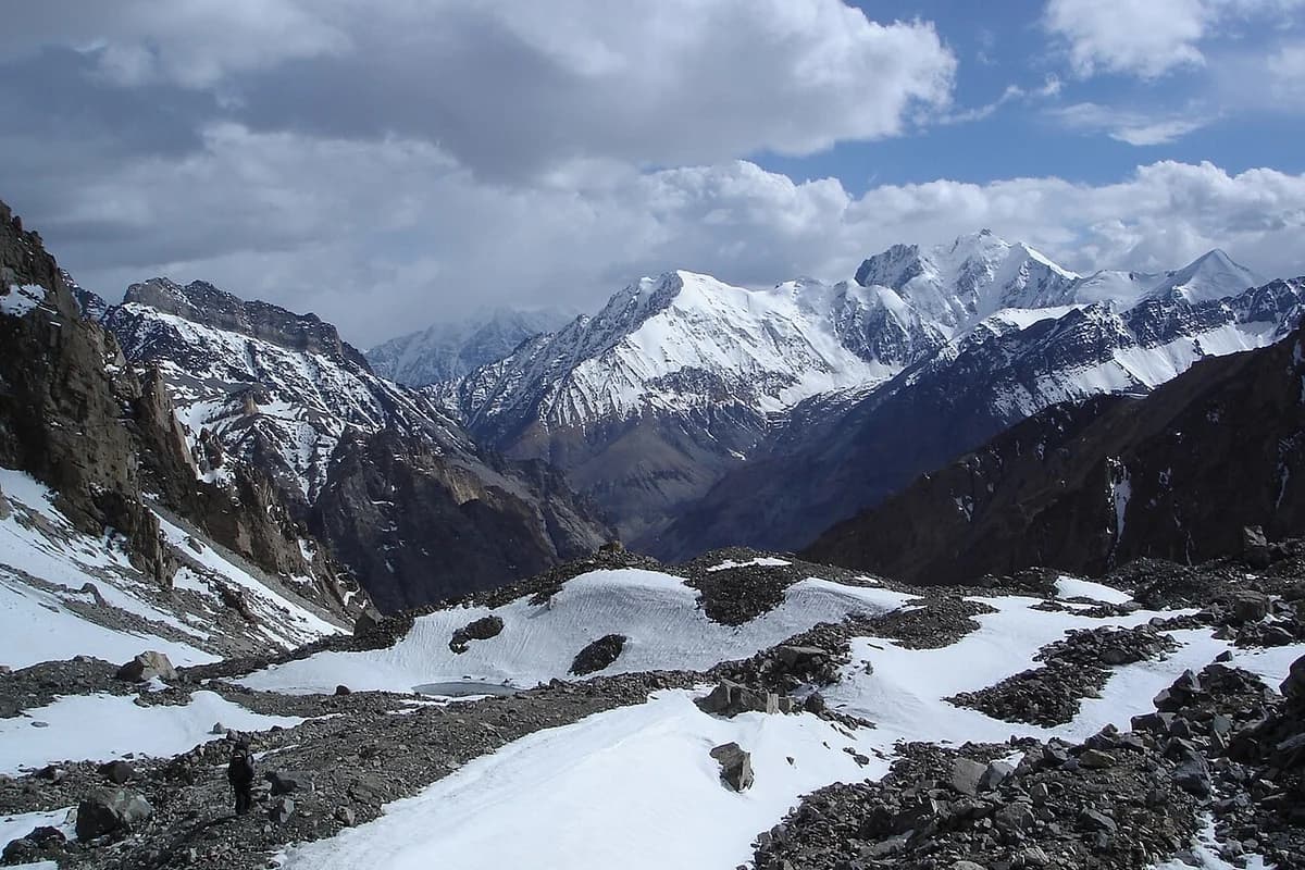 Tacikistanda Pamir dağları