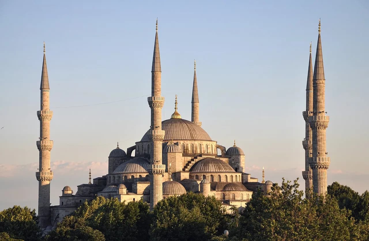İstanbulda Sultanəhməd (Mavi) məscidi