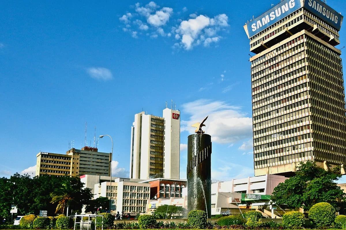 Lusaka şəhər mərkəzi